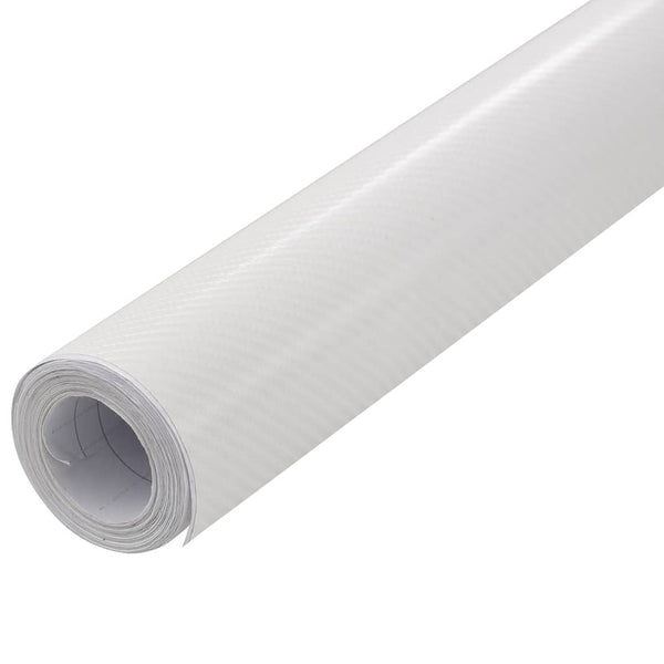 vidaXL Car Foils 2 pcs 4D White 100x150 cm
