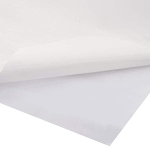 vidaXL Car Foils 2 pcs 4D White 100x150 cm