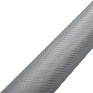 vidaXL Car Film 2 pcs. 4D Silver 100x150 cm+50x150 cm