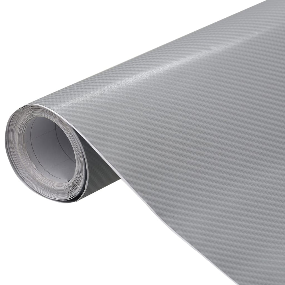 vidaXL Car Wraps 2 pcs 4D Silver 100x150 cm