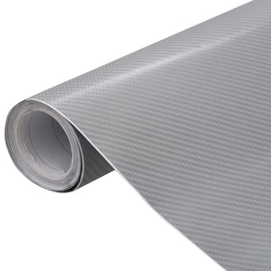 vidaXL Car Wraps 2 pcs 4D Silver 100x150 cm
