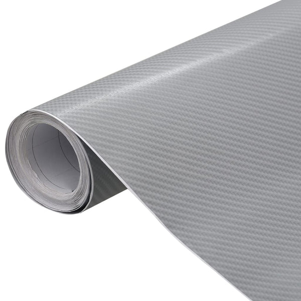 vidaXL Car Wraps 2 pcs 4D Silver 100x150 cm