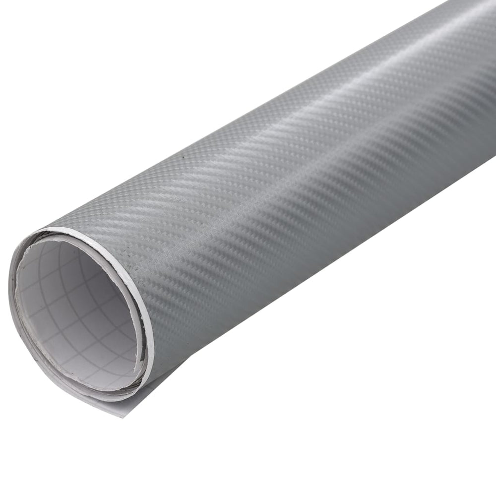 vidaXL Car Wraps 2 pcs 4D Silver 100x150 cm