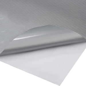 vidaXL Car Wraps 2 pcs 4D Silver 100x150 cm