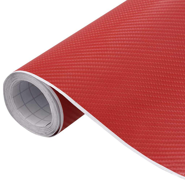 vidaXL Car Wrap Film 4D Red 100x150 cm