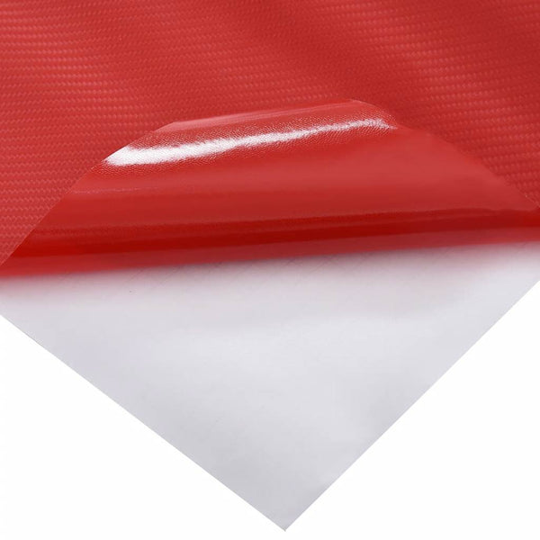 vidaXL Car Film 2 pcs 4D Red 100x150 cm