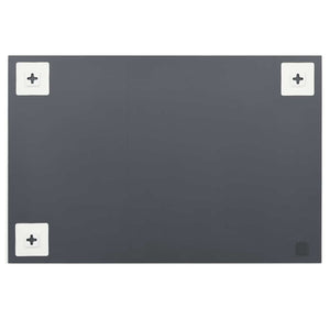 vidaXL Wall Mirror with LED Lighting Rectangular Glass