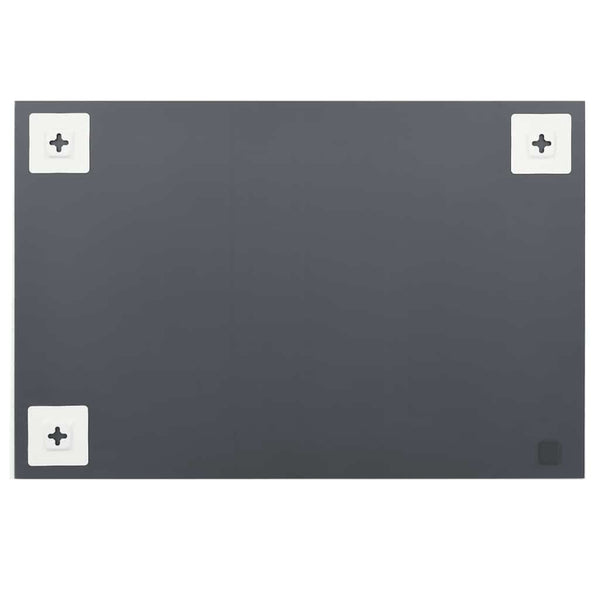 vidaXL Wall Mirror with LED Lighting Rectangular Glass