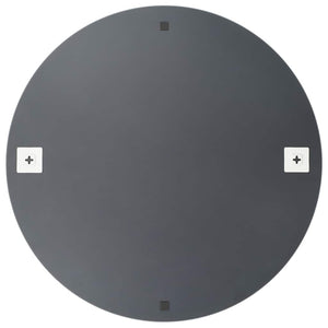 vidaXL Wall Mirror with LED Lighting Round Glass