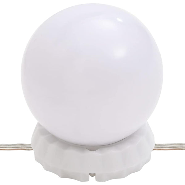 vidaXL Wall Mirror with LED Lighting Round Glass