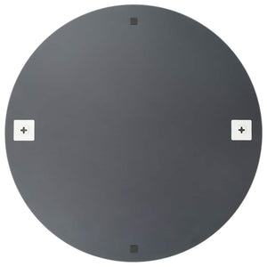 vidaXL Wall Mirror with LED Lighting Round Glass