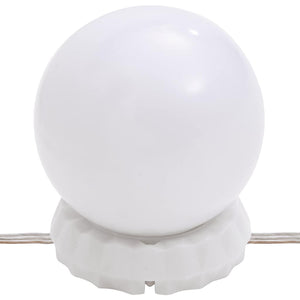 vidaXL Wall Mirror with LED Lighting Round Glass