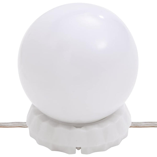 vidaXL Wall Mirror with LED Lighting Round Glass