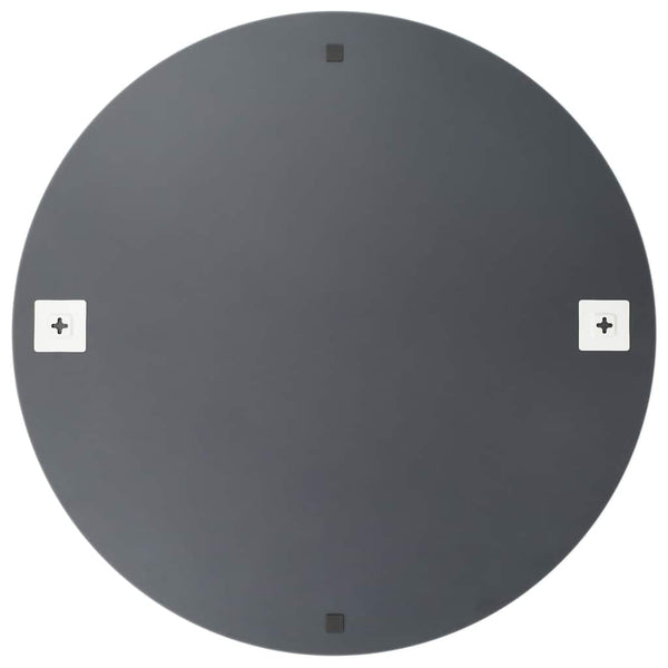 vidaXL Wall Mirror with LED Lighting Round Glass
