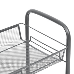 vidaXL Kitchen Trolley 5 Tiers Grey 46x26x105 cm Iron