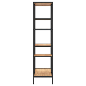 vidaXL Bookshelf 80x30x120 cm Steel and Engineered Wood