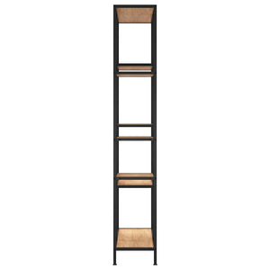 vidaXL Bookshelf 80x30x180 cm Steel and Engineered Wood