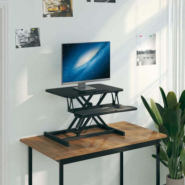 vidaXL Adjustable Workstation 60x40x(13-41.5) cm Steel