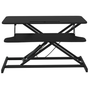 vidaXL Adjustable Workstation 90x40x(13-50) cm Steel Engineered Wood