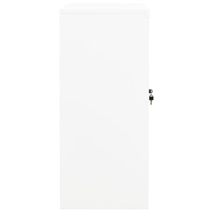 vidaXL Office Cabinet White 90x40x90 cm Steel