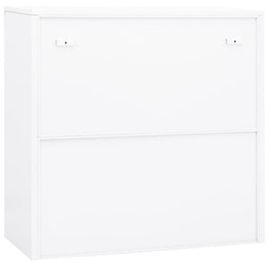 vidaXL Office Cabinet White 90x40x90 cm Steel