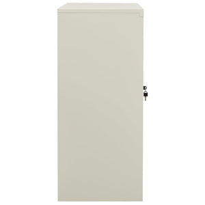 vidaXL Office Cabinet Light Gray 90x40x90 cm Steel