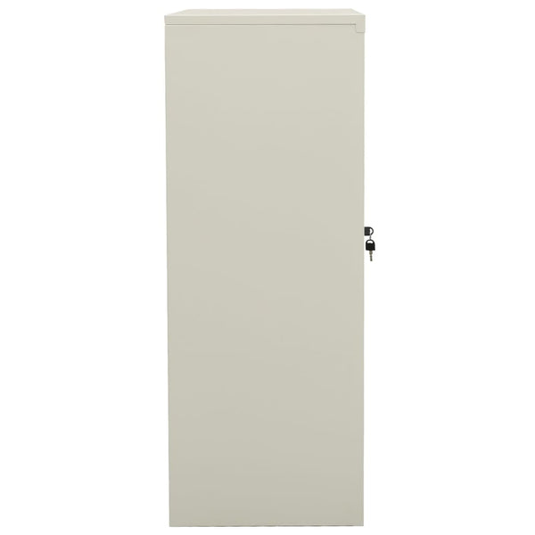 vidaXL Office Cabinet Light Grey 90x40x105 cm Steel