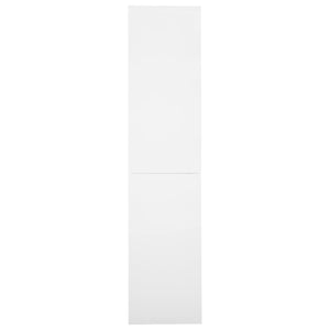 vidaXL Office Cabinet with Sliding Doors White 90x40x180 cm Steel