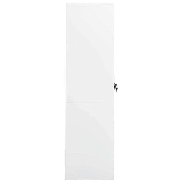 vidaXL Wardrobe White 80x50x180 cm Steel
