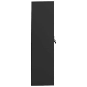 vidaXL Wardrobe Anthracite 80x50x180 cm Steel