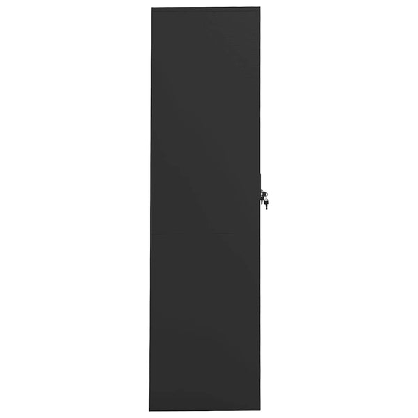 vidaXL Wardrobe Anthracite 80x50x180 cm Steel