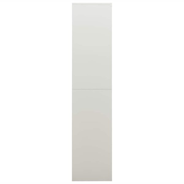 vidaXL Locker Cabinet Light Gray 90x40x180 cm Steel