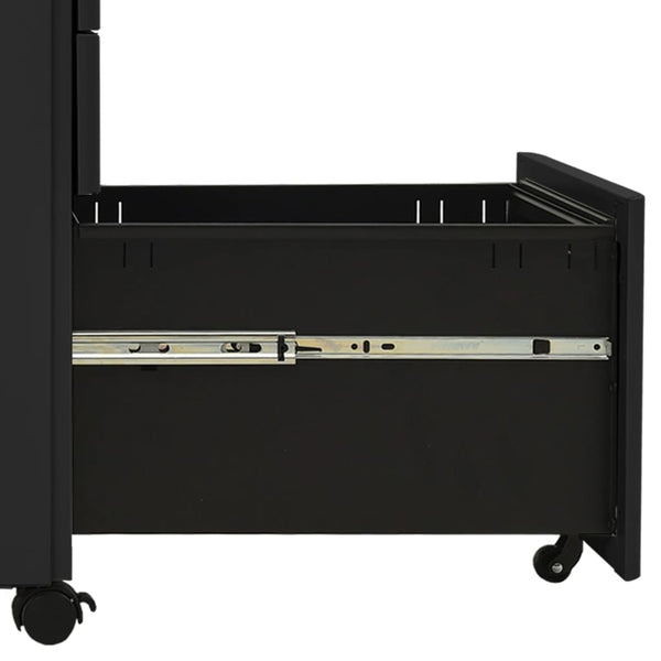vidaXL Filing Cabinet with Castors Anthracite 30x45x59 cm Steel