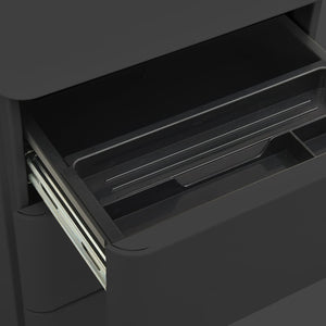 vidaXL Filing Cabinet with Castors Anthracite 30x45x59 cm Steel