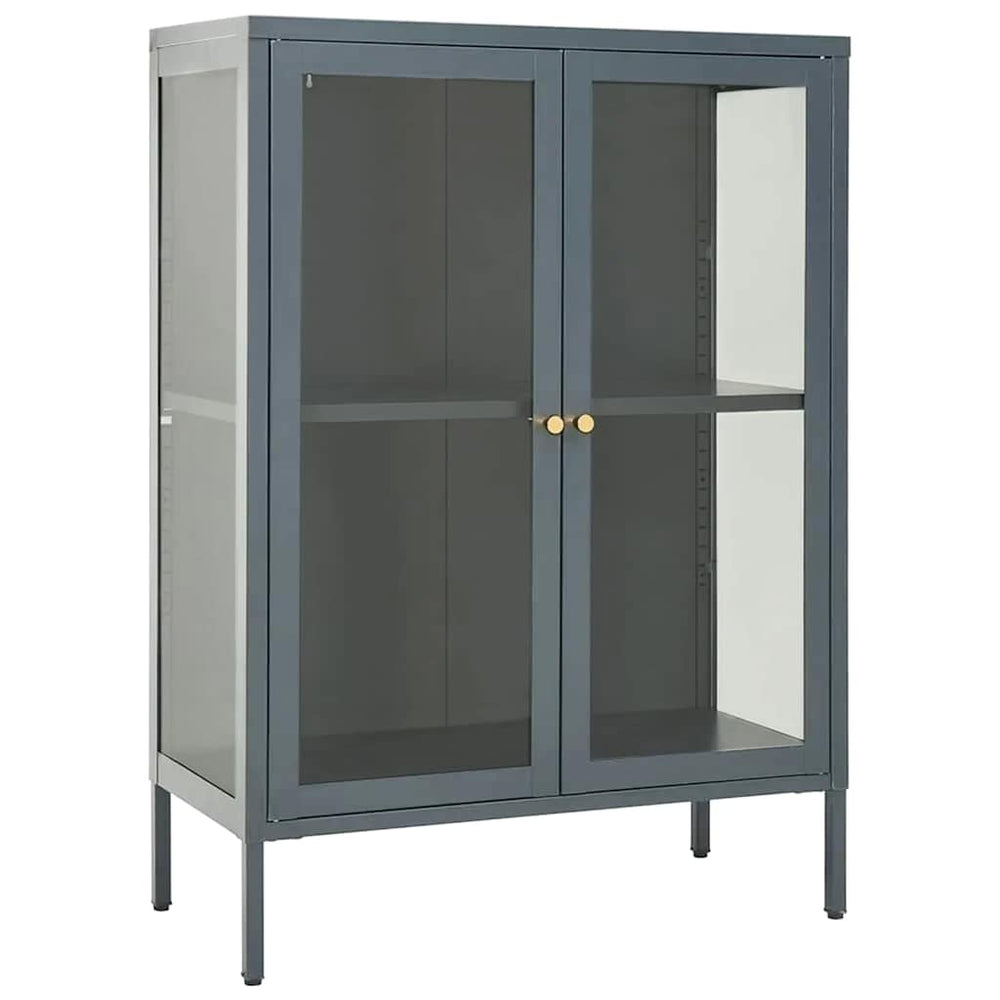 Anthrazit Sideboard 75x35x105 cm