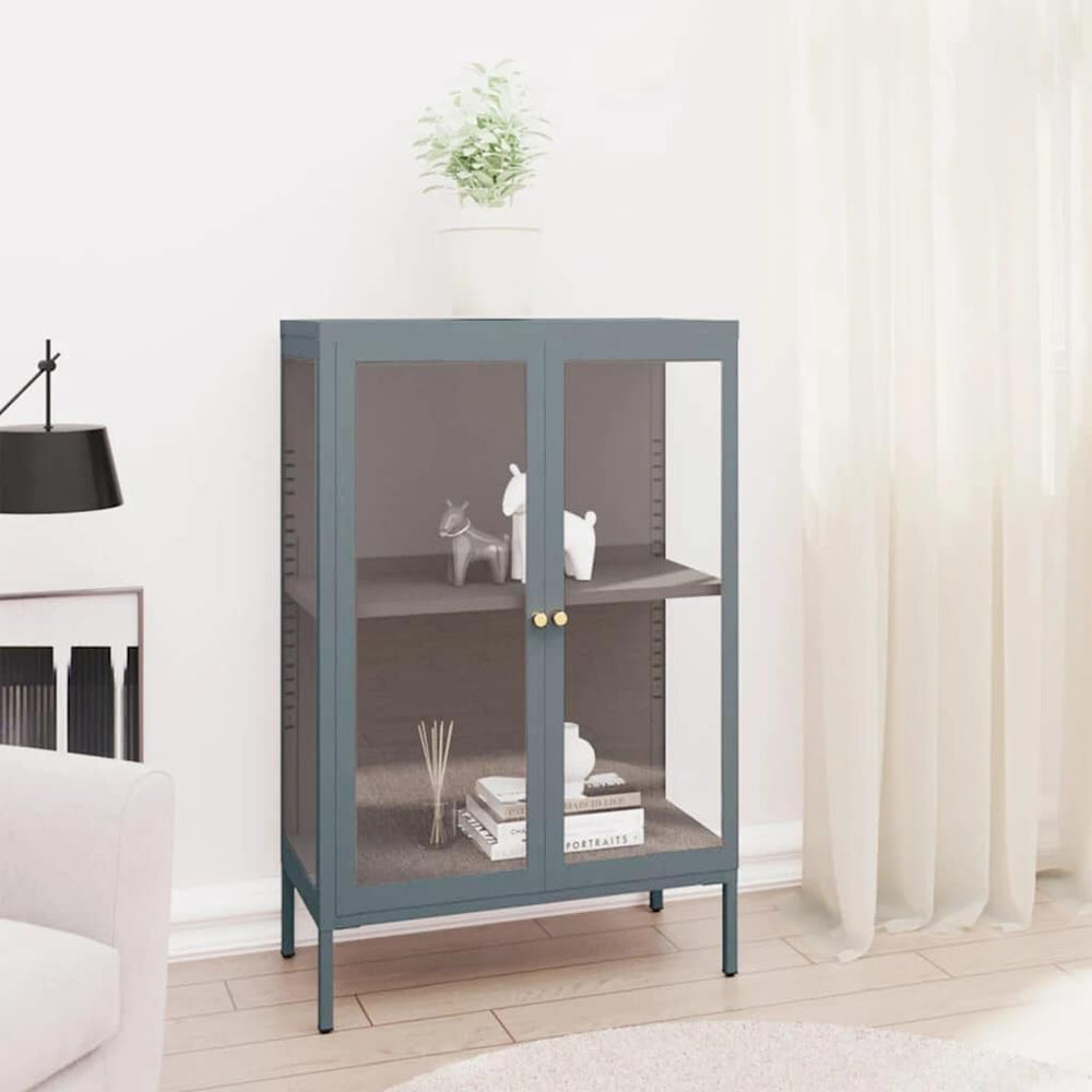 Anthrazit Sideboard 75x35x105 cm