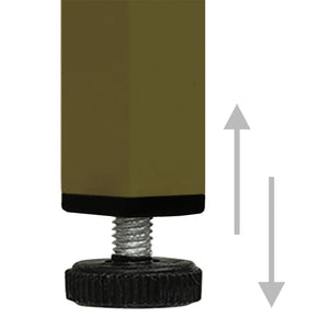 vidaXL Side Cabinet Olive Green 42.5x35x101.5 cm Steel