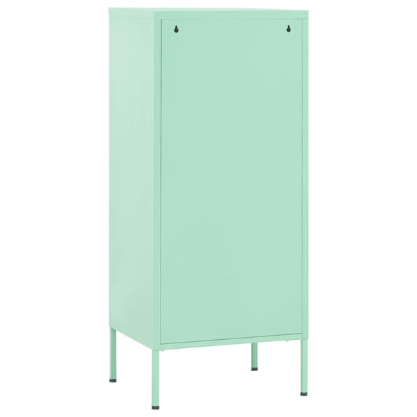 vidaXL Storage Cabinet Mint Green 42.5x35x101.5 cm Steel