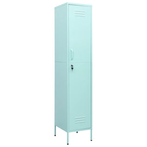 vidaXL Locker Cabinet Mint Green 35x46x180 cm Steel