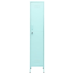 vidaXL Locker Cabinet Mint Green 35x46x180 cm Steel