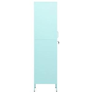 vidaXL Locker Cabinet Mint Green 35x46x180 cm Steel