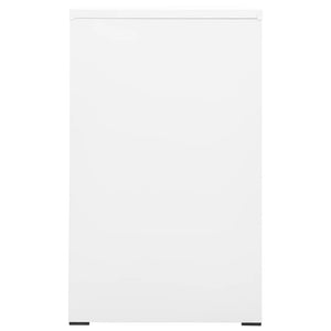 vidaXL Filing Cabinet White 46x62x102.5 cm Steel