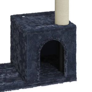 vidaXL Cat Tree with Sisal Scratching Posts Dark Gray 70 cm