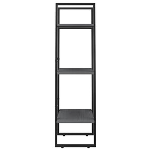 Graues Kiefer Massivholz Standregal 60x105 cm