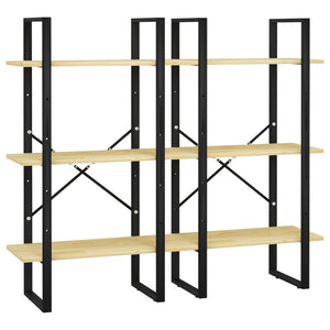 Massivholz Lagerregal Kiefer 60x30x210 cm