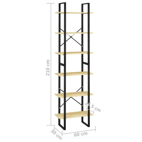 Massivholz Lagerregal Kiefer 60x30x210 cm
