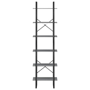 Graues Lagerregal Kiefer Massivholz 60x30x210 cm