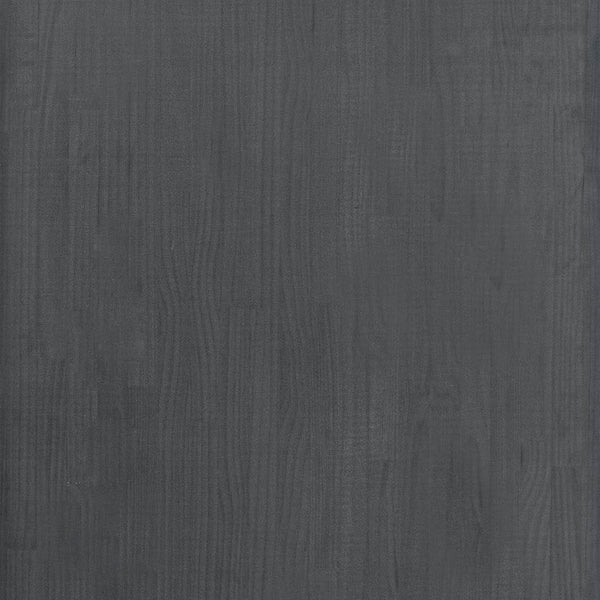 Graues Lagerregal Kiefer Massivholz 60x30x210 cm