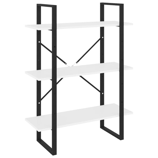Bücherregal Weiß 80x30x105 cm