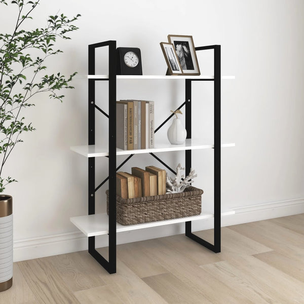 Bücherregal Weiß 80x30x105 cm